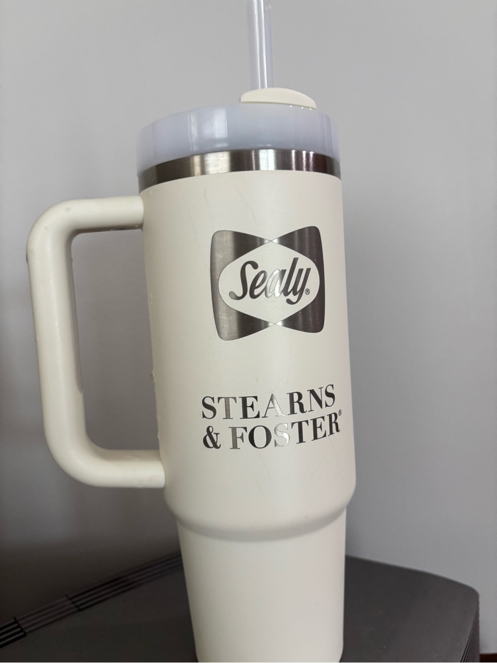 StanleyStearns & Foster /Boscovs Insulated Travel Mug with Handle